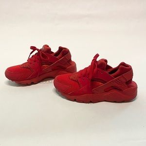 Youth red Nike Huarache